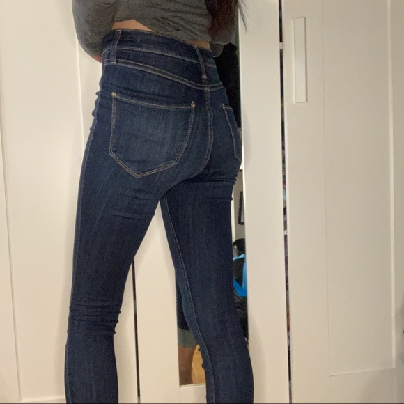 Hollister Dark Ultra High Rise Crop Jean Leggings - Picture 9 of 15